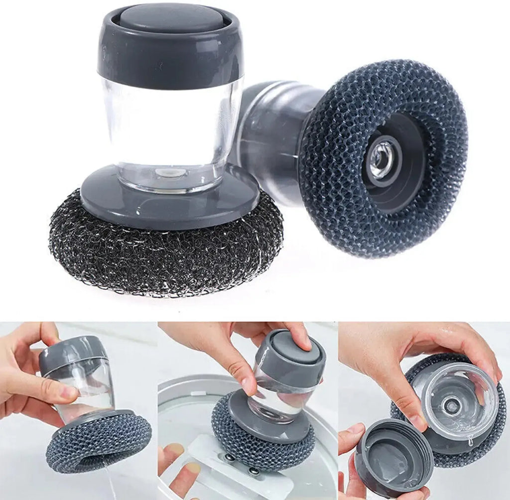 Soap Dispensing Palm Brush