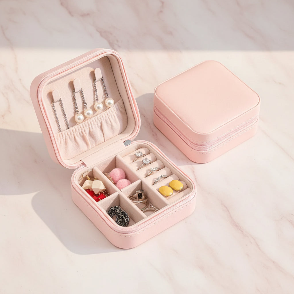 Portable Mini Jewelry box for girls